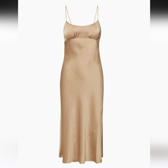 NWT // Wilfred Landscape Dress - Gold Camel - Picture 3 of 12